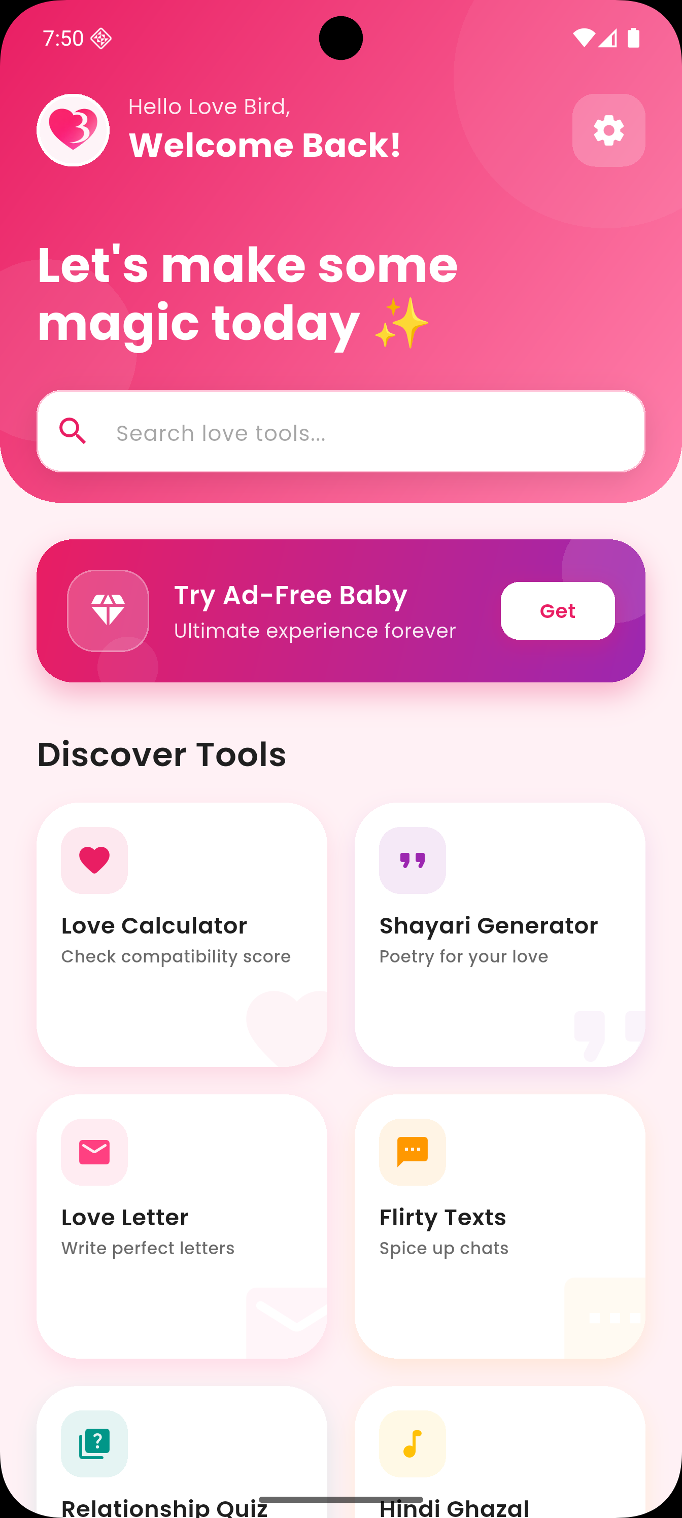 Lovify App Screenshot